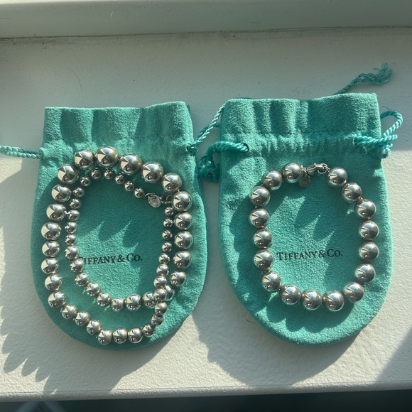 Tiffany & Co. Sterling Silver Necklace/Bracelet/Earring complete set! - Picture 7 of 13